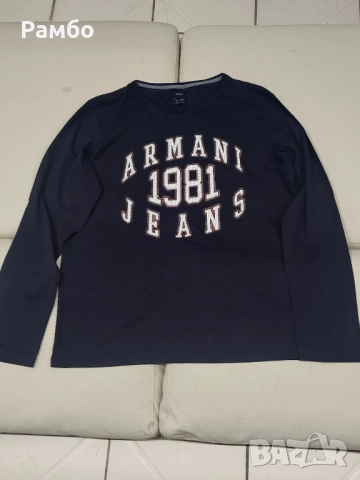 Блуза Armani Jeans XXL Тъмно син