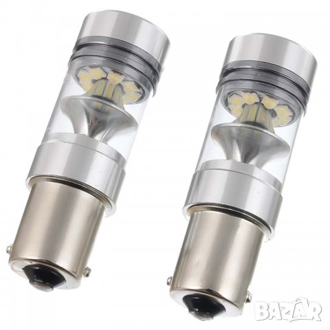 LED Крушка за дневни светлини, за кола, автомобил, ЛЕД Крушки, 1156, без грешки, дневна светлина, снимка 12 - Аксесоари и консумативи - 40063284