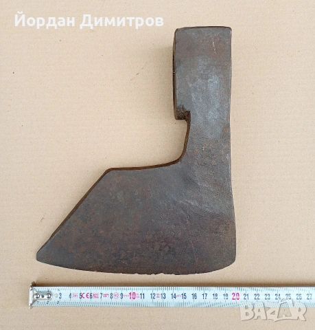 Стара голяма брадва 3,6кг., снимка 2 - Антикварни и старинни предмети - 54279688