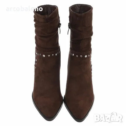 Дамски боти на висок ток, 3цвята , снимка 5 - Дамски боти - 48409075