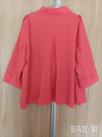 Макси памучно сако Ulla Popken , снимка 4 - Сака - 54004004