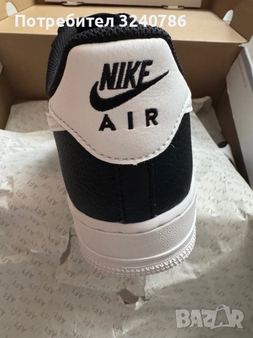 Nike Air Force 1 Black/White, снимка 4 - Ежедневни обувки - 53883729