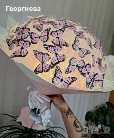 🎀Светещи ръчно изработени букети ✨️🦋, снимка 11 - Други стоки за дома - 53083239