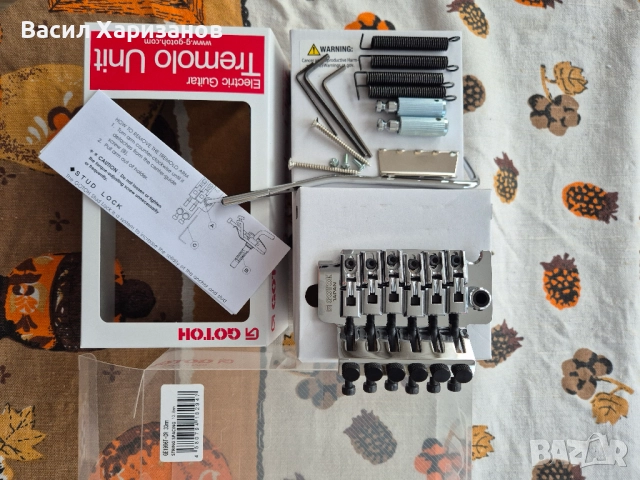 Gotoh GE1996T-33-CR-Style Tremolo – като нов, снимка 4 - Китари - 52803411