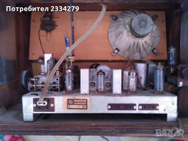 Радиоприемници марка,, ОРФЕЙ" и ,,РОДИНА" модели 1956год. Работещи., снимка 5 - Антикварни и старинни предмети - 35374505