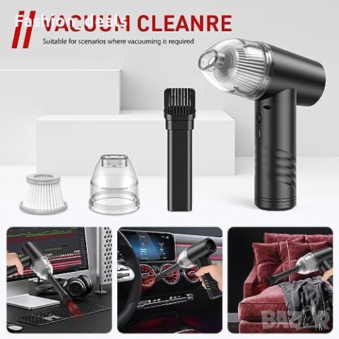 Нова 3 в 1 ръчна прахосмукачка за кола техника дом 3 степенна почистване , снимка 2 - Друга електроника - 42187625