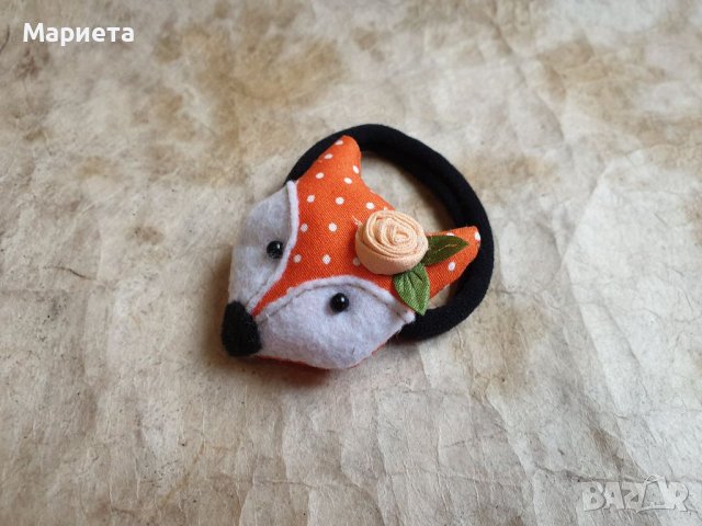 Диадема,Фиби,ластик за коса с лисички Ръчна Изработка Аксесоари за коса с лисица Лисици Лисана, снимка 4 - Аксесоари за коса - 38341573