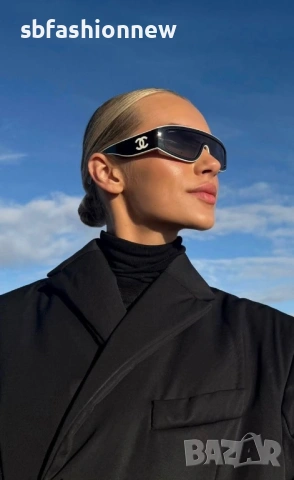 Chanel черно бели очила, снимка 2 - Слънчеви и диоптрични очила - 53974246