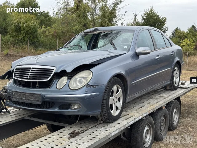 Mercedes E220 W211 OM646 Мерцедес Е220 Е клас на части blue син салон В211 ръчна скоростна кутия 