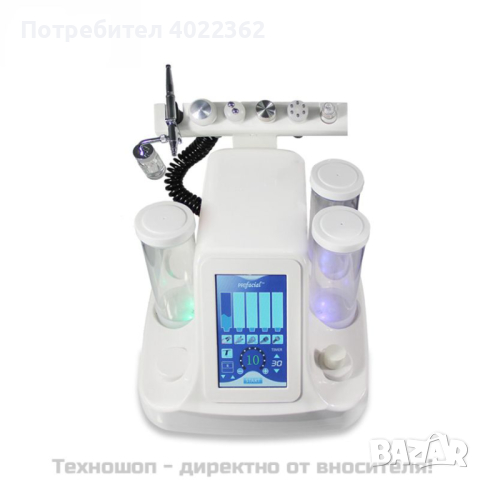 Апарат 6в1 за водно дермабразио, биолифтинг, RF, ултразвук и криотерапия - TS1172, снимка 5 - Козметични уреди - 44664770