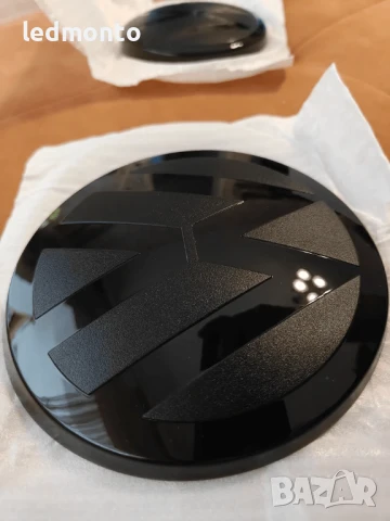 Емблема за Volkswagen Passat B8 2017–2021 Предна Решетка Задна Багажник ABS Черна дистроник, снимка 2 - Части - 51302363