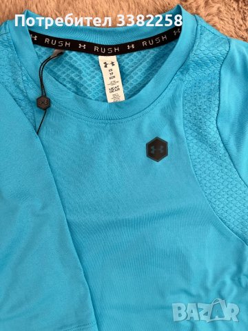 Дамска тениска Under Armour Rush, снимка 2 - Тениски - 38535497