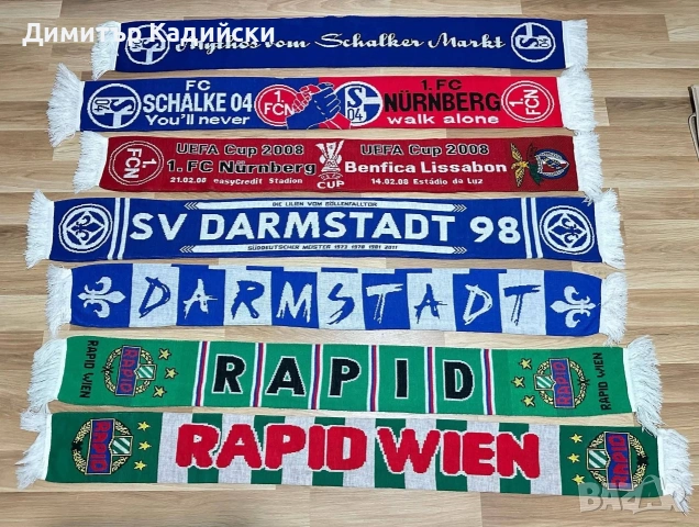 Шалове на футболни отбори, снимка 13 - Футбол - 54045482