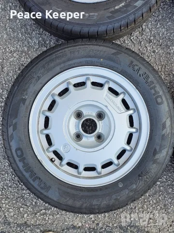 Джанти VW Montreal 14" 4x100 + летни Kumho + зимни Toyo — Golf 2, снимка 4 - Гуми и джанти - 56216086
