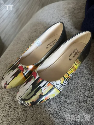 Ръчно рисувани обувки, снимка 1