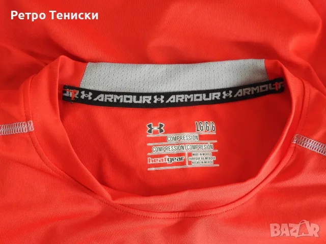 Tank — Тренировъчен Under armour — Мъже размер L Червено, снимка 4 - Баскетбол - 56319210
