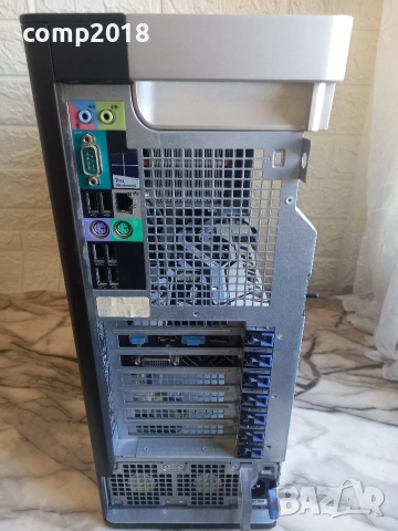 Kомпютър DELL PRECISION T3610 Intel Xeon E5-2680v2 48gb RX 570, снимка 2 - Геймърски - 54324339