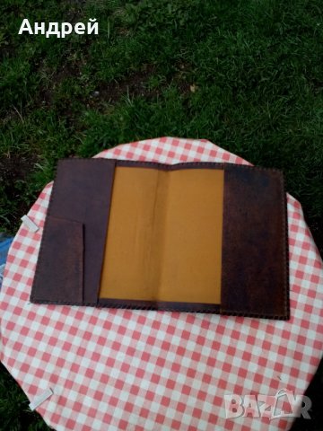 Стара кожена папка #3, снимка 3 - Други ценни предмети - 29132441