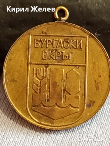 Медал За АКТИВНА ПРОПАГАНДИТСКА ДЕЙНОСТ БУРГАСКА ОБЛАСТ 34754, снимка 5 - Антикварни и старинни предмети - 52291330