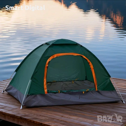 Нова автоматично отваряема палатка за къмпинг или плаж