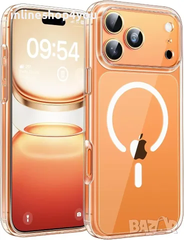 Прозрачен MAGSAFE Кейс за Apple iPhone 17 Pro Max със защита около камерите