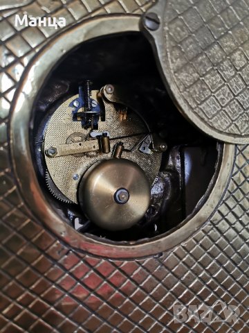 Каминен часовник бронзов , снимка 10 - Антикварни и старинни предмети - 36685540