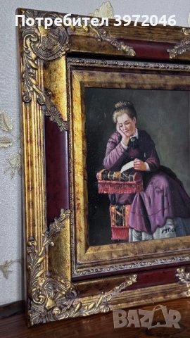 Винтидж испански картини , снимка 10 - Антикварни и старинни предмети - 54249572