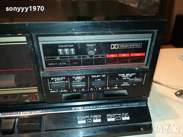 FISHER CR-W223R DECK-MADE IN JAPAN 2108221845, снимка 7 - Декове - 37759265