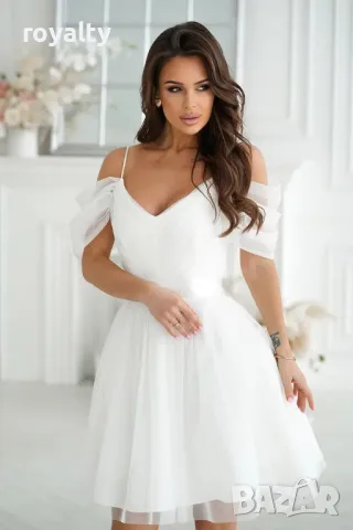 Официална рокля от тюл Различни цветове , снимка 5 - Рокли - 49713837