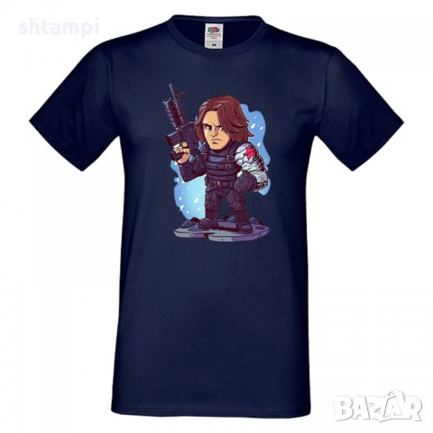 Мъжка тениска Marvel Winter Soldier  Игра,Изненада,Подарък,Геймър,, снимка 12 - Тениски - 36791855