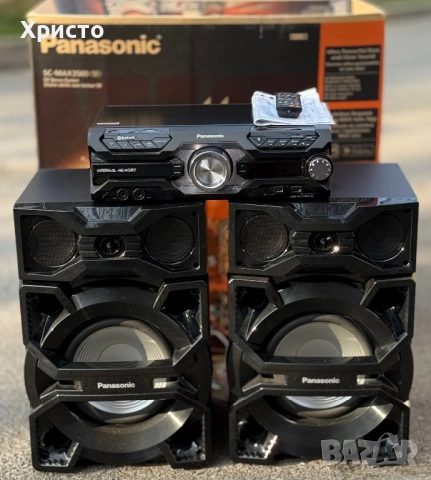 ГАРАНЦИОННА!!! Аудио система PANASONIC SC-MAX3500EK, 2400 W, Bluetooth , снимка 5 - Аудиосистеми - 53973730
