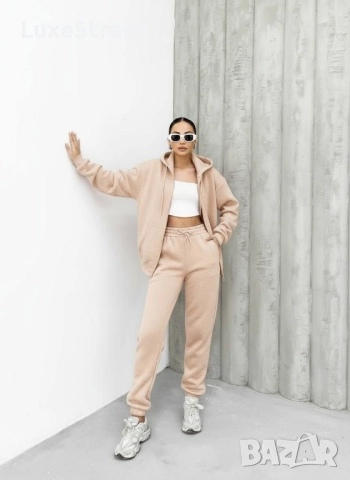 Дамски Ватирани Комплекти с Камъчета 🤍, снимка 5 - Спортни екипи - 52427550