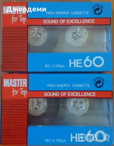 Аудио касети /аудио касета/ MASTER HE 60, снимка 1