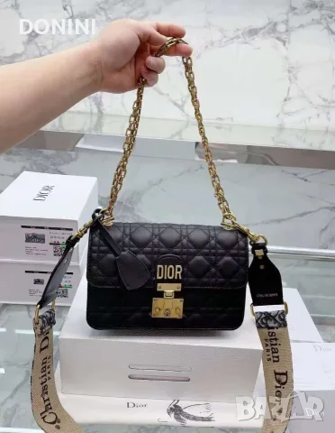 Christian Dior Дамска чанта, кожа, снимка 5 - Чанти - 56316196