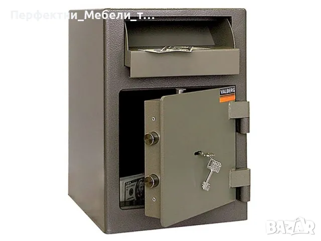 Депозитен взломоустойчив сейф/каса за денонощен обект-бензиностанция,магазин,заведение,рецепция, снимка 2 - Шкафове и рафтове - 47520023