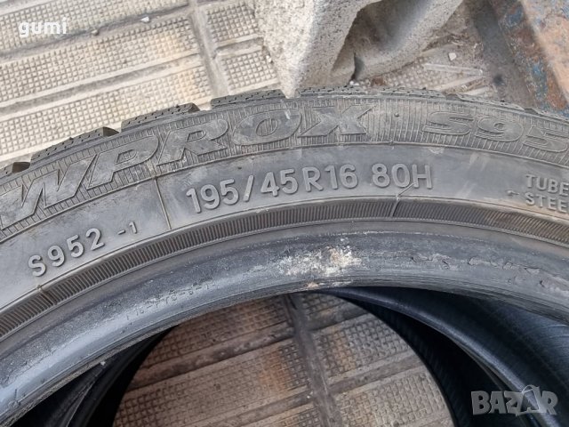 1бр зимна гума 195/45/16 TOYO R13, снимка 2 - Гуми и джанти - 37868592