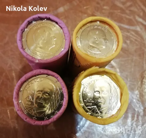 1и 2евро монети от Монако , снимка 3 - Нумизматика и бонистика - 55987321