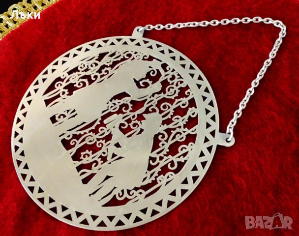 Плакет,пано,картина от калай Лозари,Градинари. , снимка 3 - Антикварни и старинни предмети - 42752523