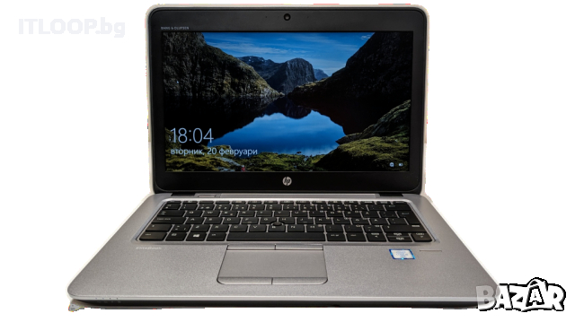 HP EliteBook 820 G3 12.5" 1920x1080 i5-6300U 8GB 128GB батерия 2+ часа, снимка 1 - Лаптопи за дома - 44700002