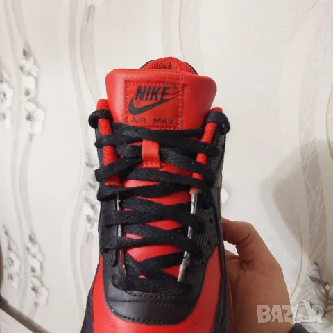 Кожени маратонки  NIKE AIR MAX 90 номер 45-45,5 , снимка 11 - Маратонки - 48562642