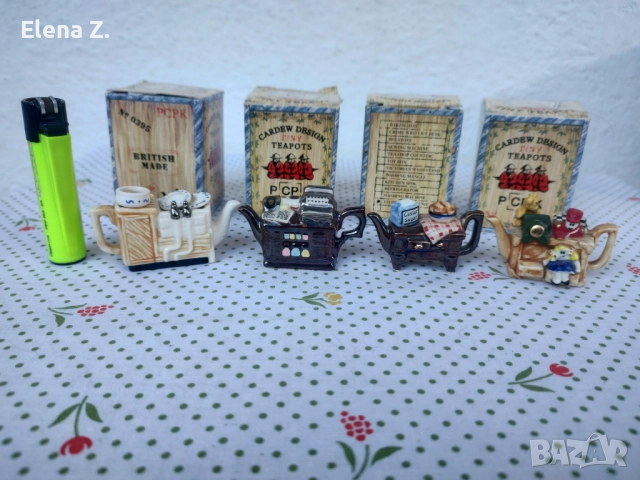 Колекционерски чайници орнаменти Paul Cardew, снимка 13 - Колекции - 52798470
