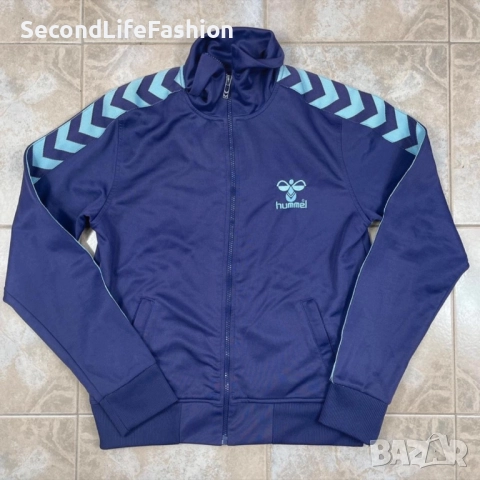 Hummel Atlanta Дамско спортно яке с цип, лилаво, размер L., снимка 5 - Якета - 52496373
