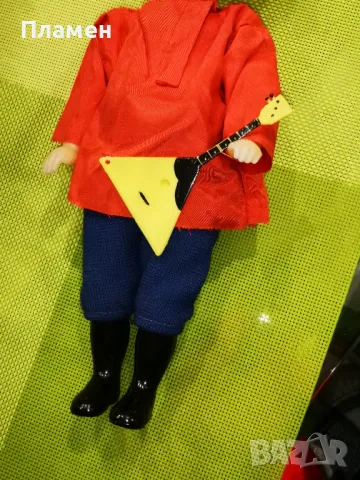 Стара руска кукла "Руский мальчик" (музикант) , снимка 10 - Колекции - 49874837