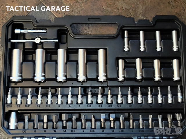 INVENTIV Гедоре 108ч. Комплект Инструмен , снимка 3 - Гедорета - 52503130