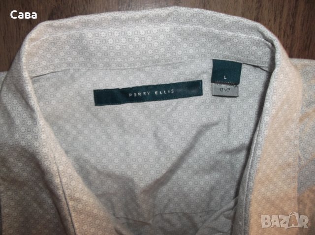 Ризи PIERRE CARDIN, PERRY ELLIS   мъжки,Л-ХЛ, снимка 6 - Ризи - 29884245