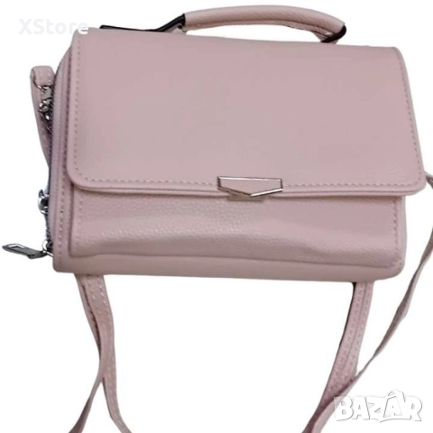 Стилна и компактна к. дамска чанта за през рамо с дълга дръжка., снимка 2 - Чанти - 52583946