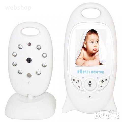 Бебешки монитор VB601 Безжичен 2.0 инчов Аудио Видео Радио Бебешка камера Преносима бебешка камера, снимка 5 - IP камери - 33758042