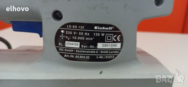 Виброшлайф Einhell LE-SS 135, снимка 6 - Други инструменти - 31785987