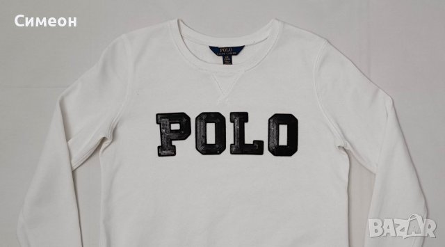 POLO Ralph Lauren Sweatshirt оригинално горнище ръст 147-158см памучно, снимка 2 - Детски анцузи и суичери - 40194224