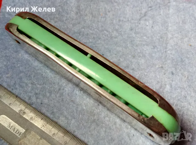 CAMPING MADE in POLAND MELODIA Стара КОЛЕКЦИОНЕРСКА РЯДЪК МОДЕЛ УСТНА ХАРМОНИКА 48341, снимка 4 - Антикварни и старинни предмети - 47607893